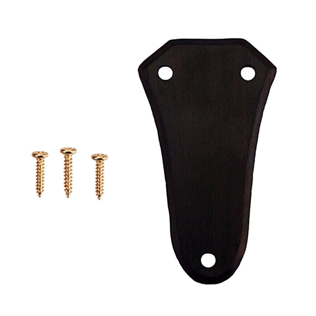 Ebony Acoustic Guitar 3 Holes Truss Rod Cover Fit Epiphone,Ibanez,Martin,Cort