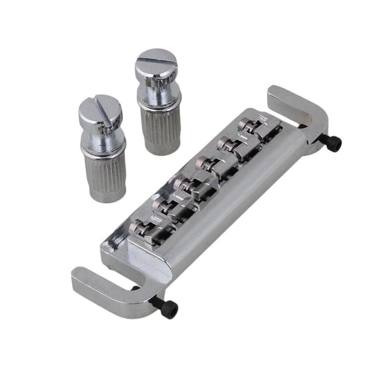 Chrome Guitar Tailpiece Wraparound Stop Bar Fit Epiphone,PRS,Gibson,Ibanez,Cort