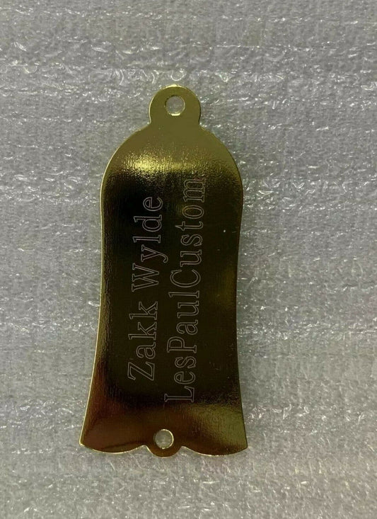 1Pcs Brass Metal Zakk Wylde Guitar Truss Rod Cover Fit Gibson Les Paul LP