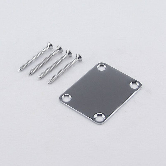 1 Set Guitar Neck Plate with Screws Fit Fender,Schecter,Ibanez,Cort,Epiphone,ESP