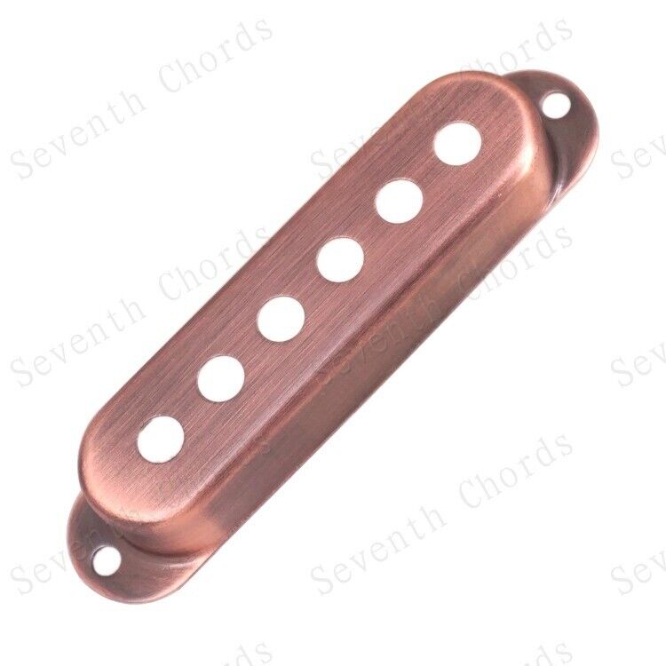 3pcs Guitar Single Coil Pickups Covers in Red Bronze Fit Fender Strat ST