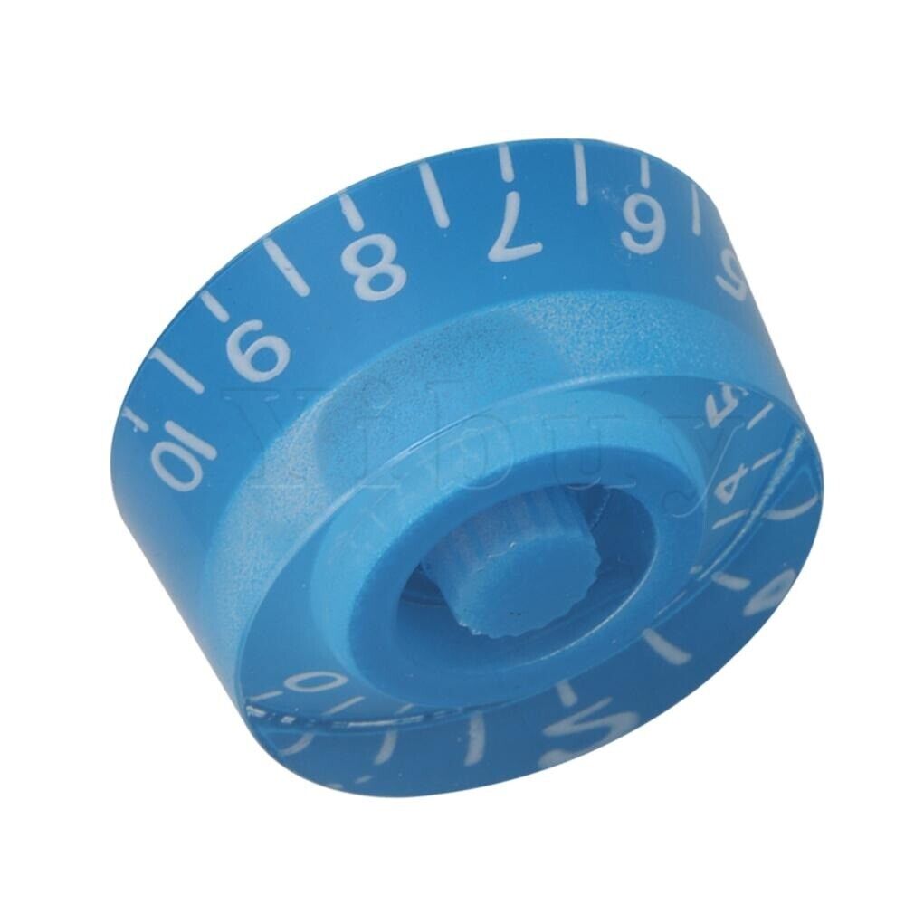 Blue Guitar Tone/Volume Speed Knobs with Switch Tip Fit Epiphone Les Paul SG ES