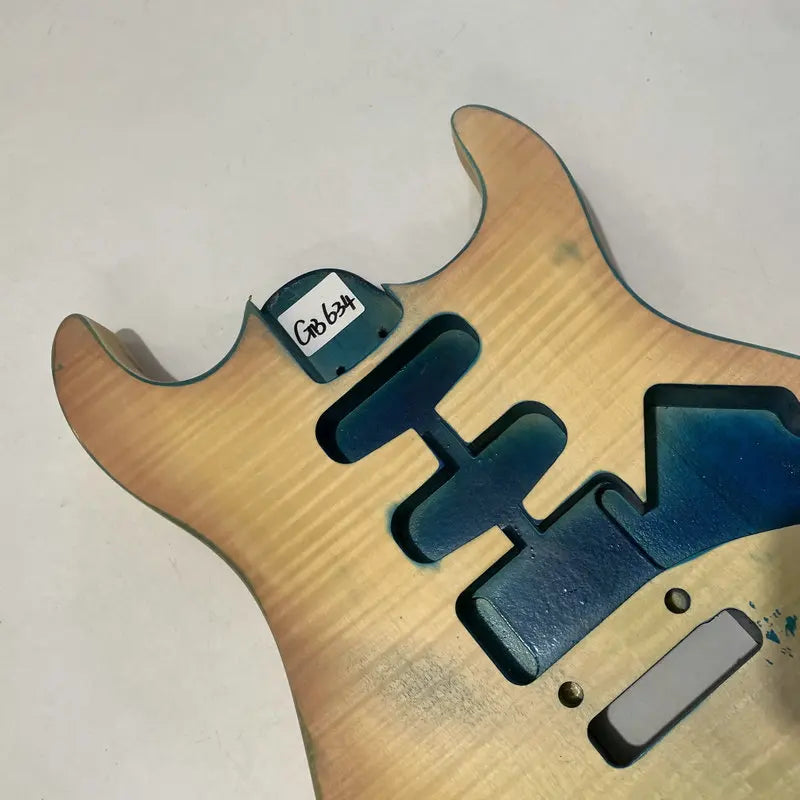 SSH Tiger Maple Top Guitar Body For Strat Stratocaster