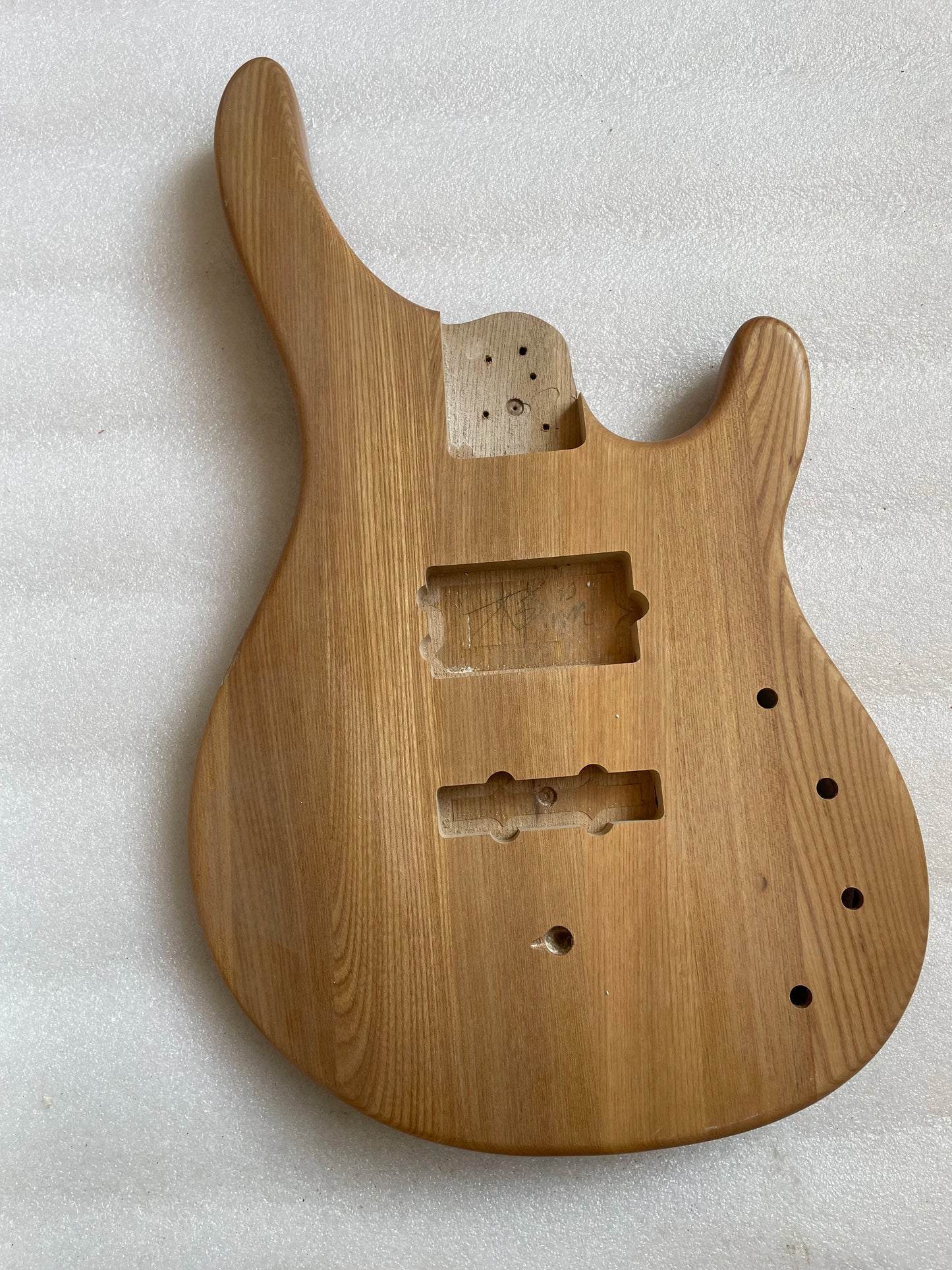 4 String Ash Wood Bass Guitar Body DIY Project