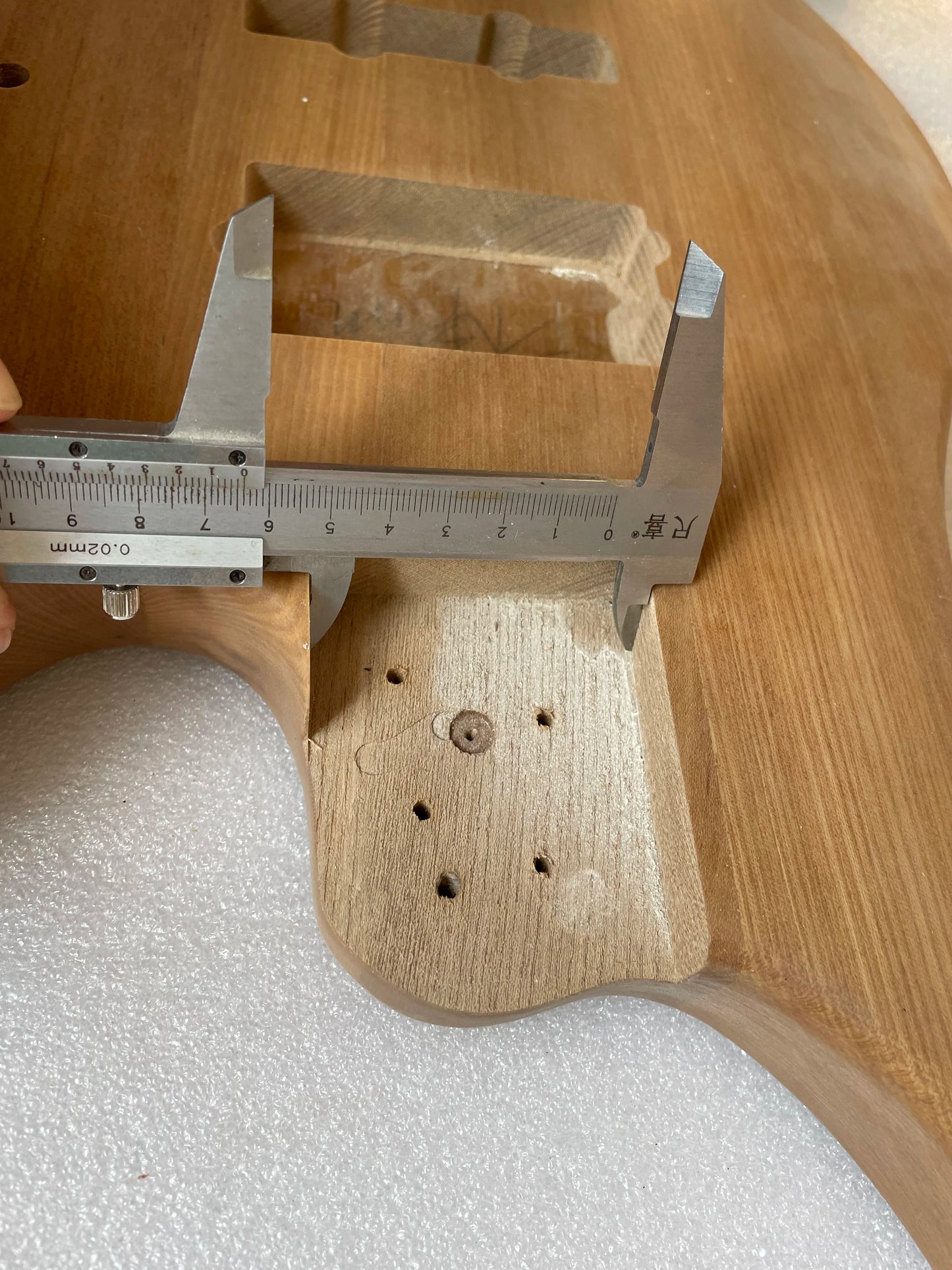 4 String Ash Wood Bass Guitar Body DIY Project
