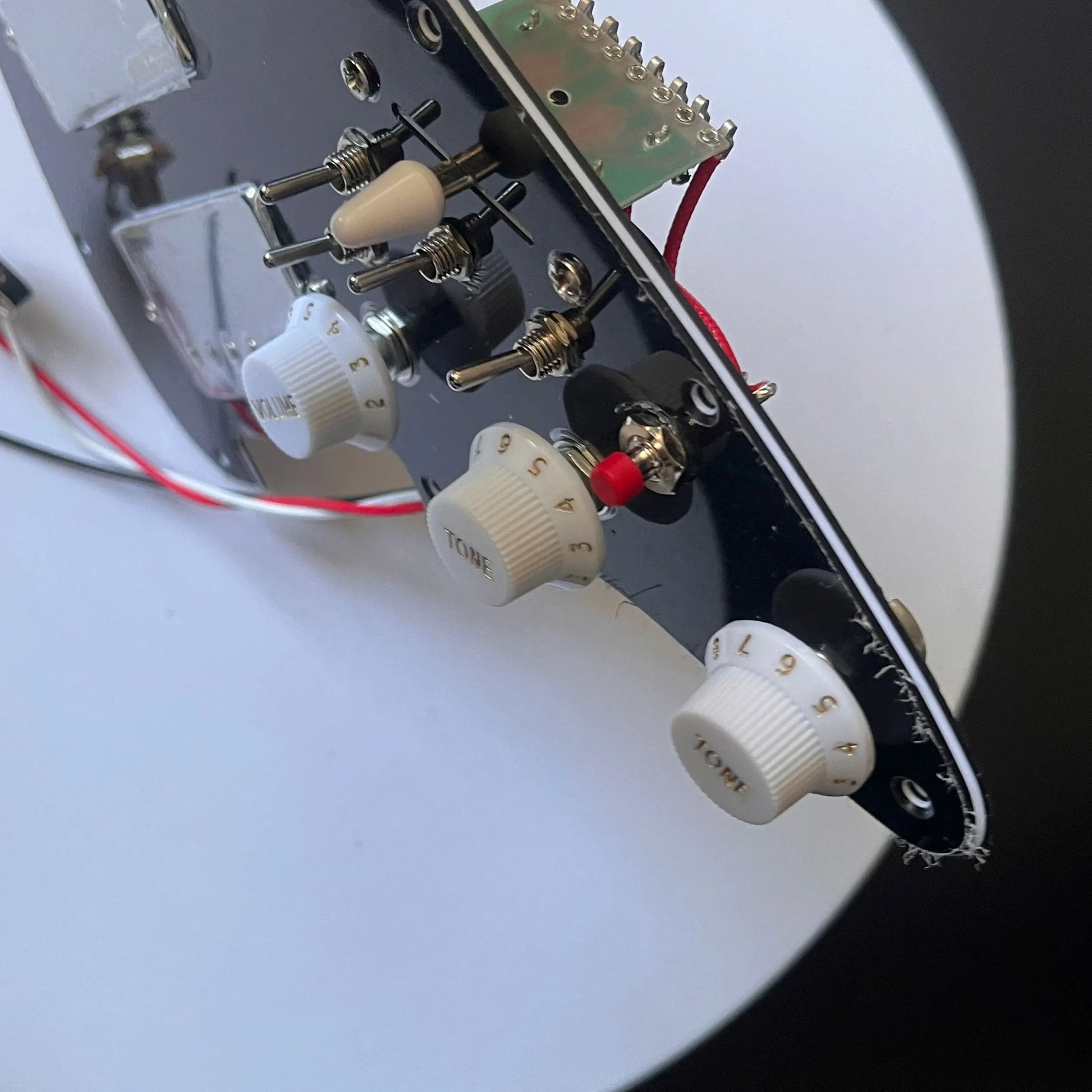 Black HHH Guitar Stratocaster Strat Style Loaded Prewired Pickguard, Multi Switches Wiring