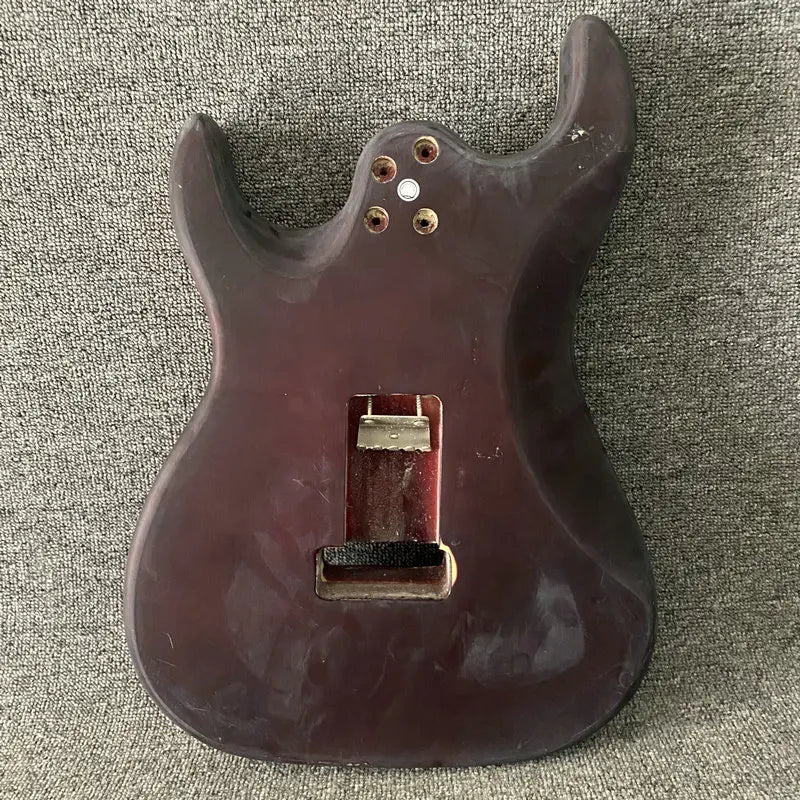 Okoume Wood HSS Guitar Body with Tiger Maple Top