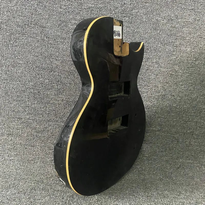 Black 4 String Les Paul LP Style Guitar Body